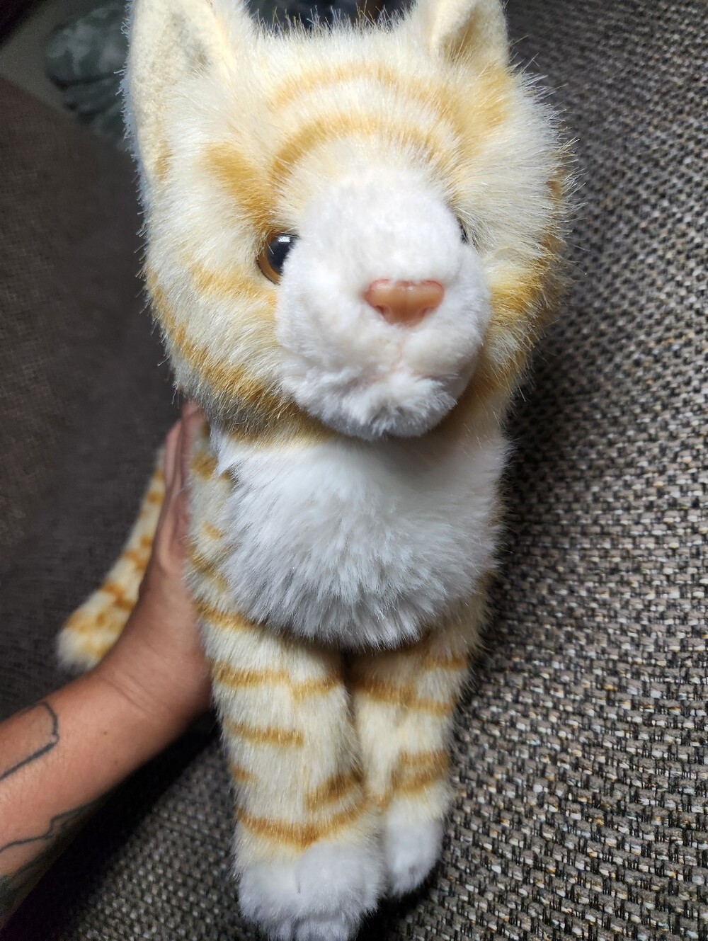 Douglas Cuddle Toys 10" Orange Striped Tabby Cat Kitten Stuffed Plush